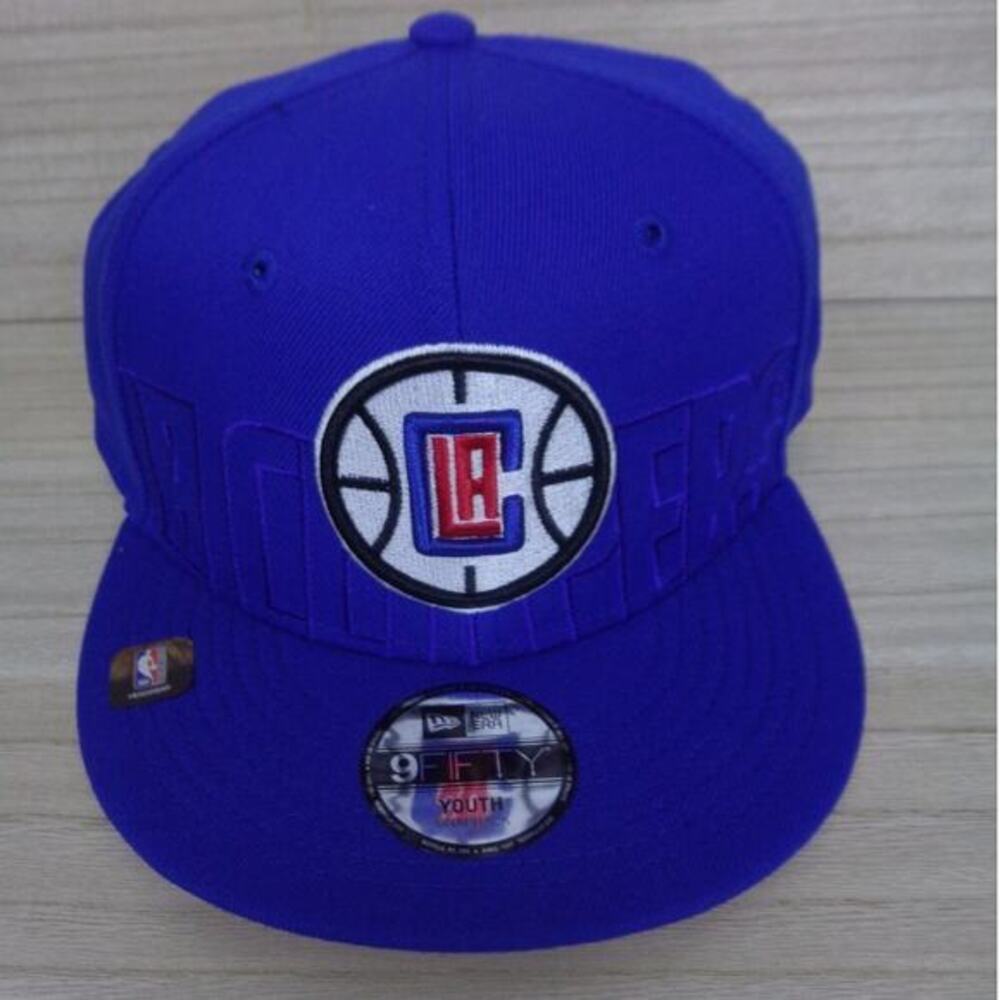 LA Clippers New Era Royal Official Team Color 9FIFTY Snapback Hat Youth‎